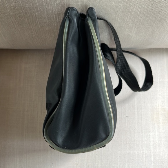 Vintage Black Nylon Steve Madden Handbag 10”x7” - Picture 3 of 5